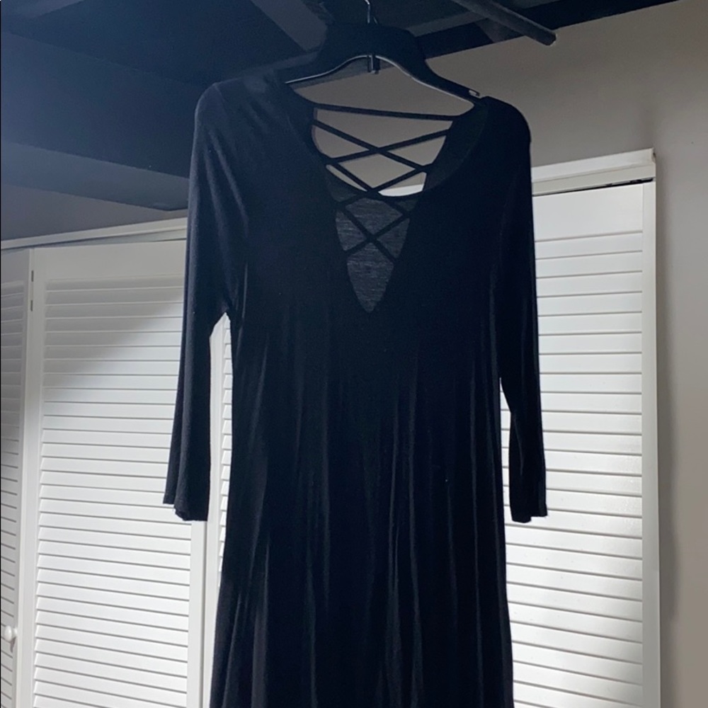 Open Back Cotton Dress
